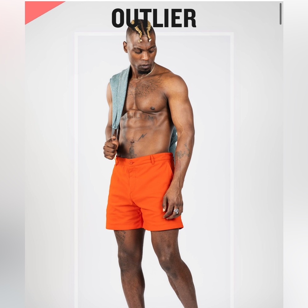 Outlier Five-Five shorts pink color